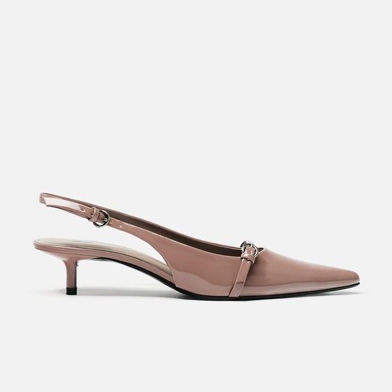 Slingback Buckle Shoes